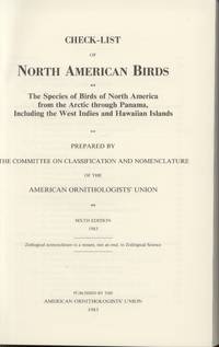 Check-List of North American Birds, 6th Edition