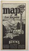 The Latest Map of Los Angeles Compliments Bekins Van and Storage Co