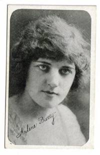 image of An Original 1917 Kromo Gravure Photo Card of the Film Star Arlene Pretty