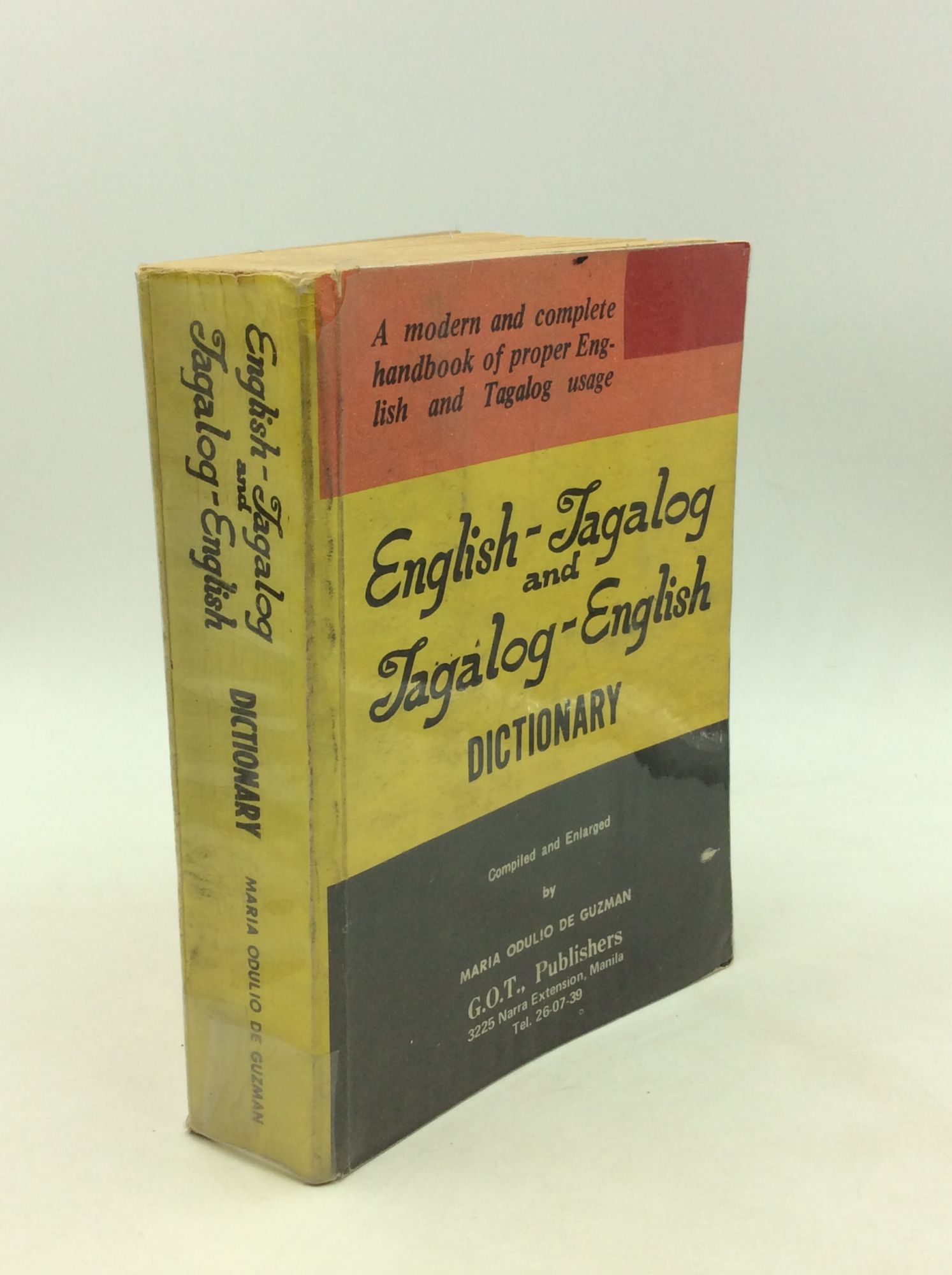 An English Tagalog And Tagalog English Dictionary By Maria Odulio De Guzman Paperback Revised Edition 26th
