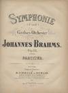 Symphonie (C moll) [No. 1] für Groſses Orchester ... Op. 68. Partitur. [Full score]