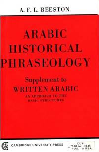 Arabic Historical Phraseology. Supplement to…