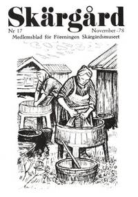 Skärgård. Nr 17. November-78. Medlemsblad för…