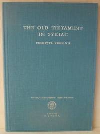 The Old Testament in Syriac according to the…