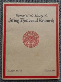 cover of JOURNAL OF THE SOCIETY FOR ARMY HISTORICAL RESEARCH. MARCH, 1966. VOL. XLIV. NO. 177.