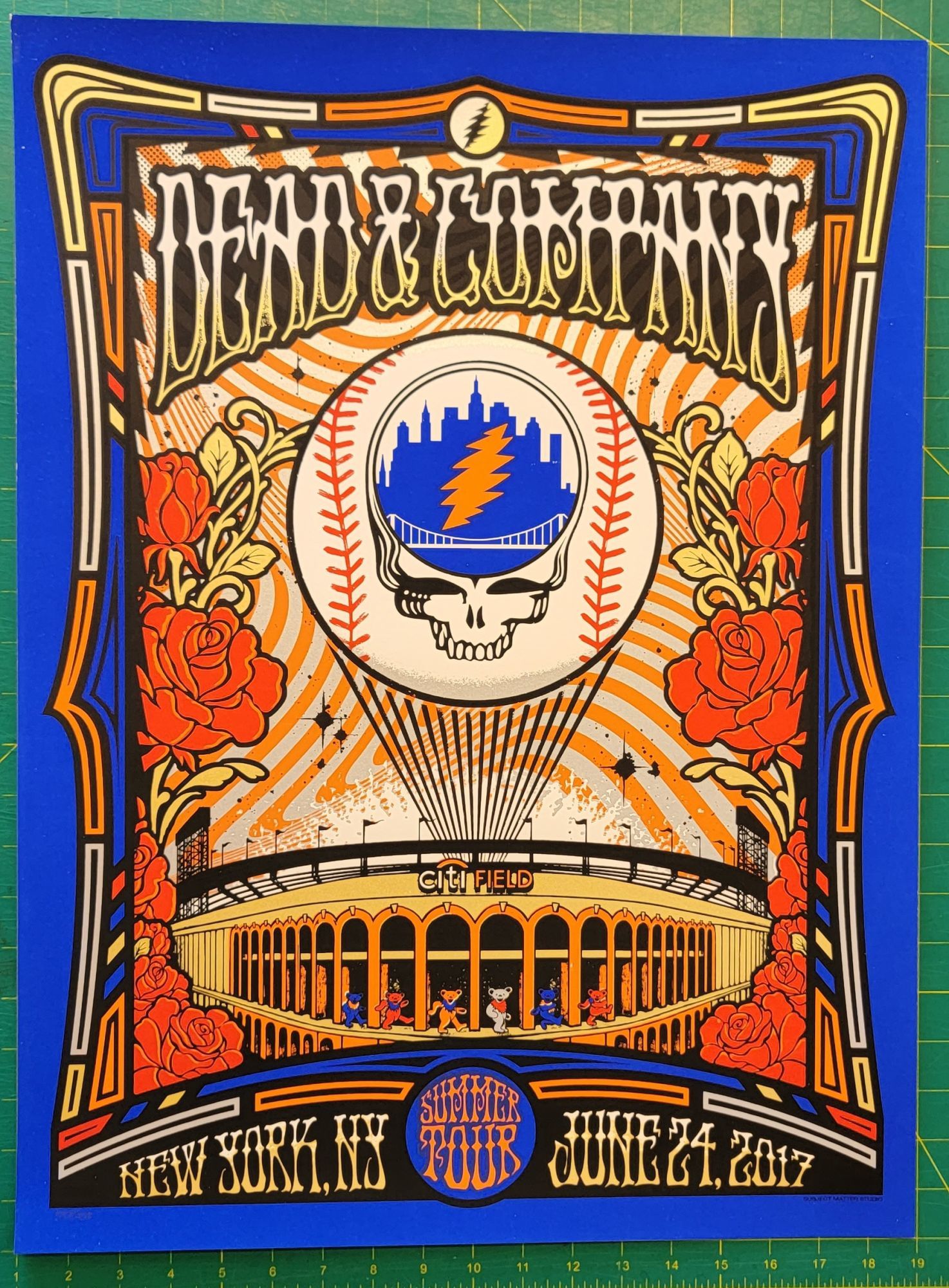 Dead and Company - 2017 - Summer Tour - Poster - N