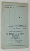 A Street Map of Leatherhead and District, Surrey, presented with the compliments of C Bridger & Sons