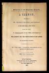 Progress of the Anglican Church. A Sermon Preached in St. Peter's Chuch, Baltimore, on the First Sunday After Trinity, June 22, 1851, in Commemoration of the 150th Anniversary of the Society for the Propagation of the Gospel in Foreign Parts