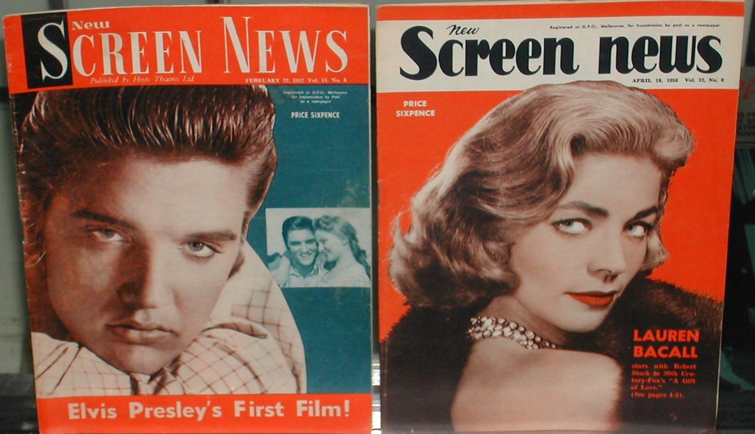 New Screen News (A collection of 120 magazines from 19511962)