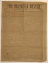 "The Christian Banner" - Pro-Confederate Paper From Union-Occupied Fredericksburg