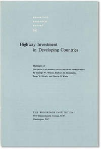 Highway Investment in Developing Countries: Highlights of "The Impact of Highway Investment on Development