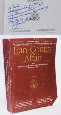 image of Report of the congressional committees investigating the Iran-contra affair with supplemental, minority, and additional views November 1987