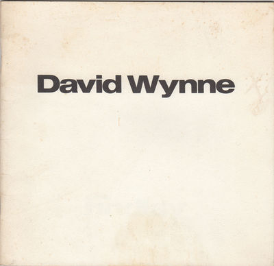 David Wynne. April 18-May 5, 1973