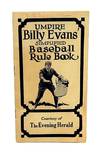 Umpire Bill Evans Simplified Baseball Rule Book and Plays That Puzzle