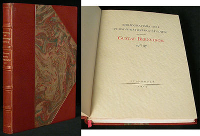Bibliografiska och personhistoriska studier…