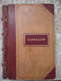 JOURNAL OF RAILROAD CONTRACTS 1902-1905. New York Central and Hudson River Railroad Company /...