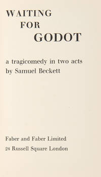 cover of Waiting for Godot: A Tragicomedy in Two Acts.