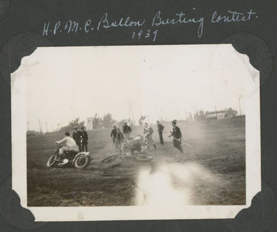 Album of Photographs of a Motorcycle-Loving Couple from Los Angeles, Including Photographs of Motorcycle Touring Through the Southwest, 1937-1939