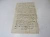 One page manuscript list of the inventory of Amos French of Salisbury, MA., 1814