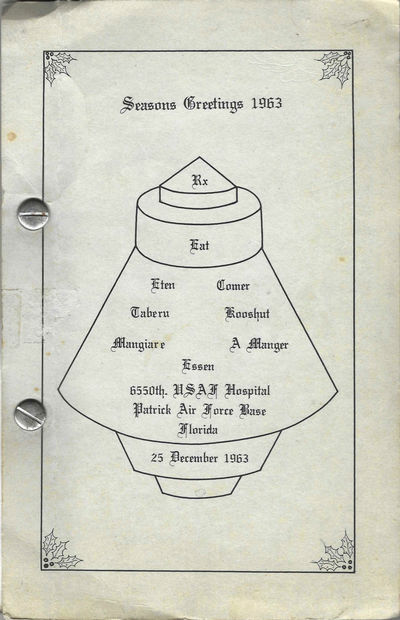 Seasons Greetings 1963. Rx, Eat, Eten, Comer, Taberu, Kooshut, Mangiare, A Manger, Essen... 25 December 1963