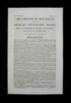Declaration of Sentiments of the American Anti-Slavery Society