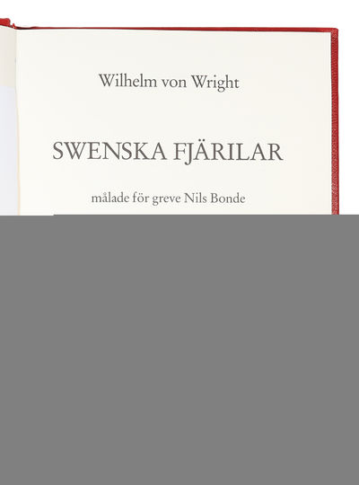 Swenska Fjärilar. Ordo Lepidoptera. (1. Diurni. 2. Nocturni). Efter Naturen Målade. 2 Bd. + Swenska Fjärilar målade för greve Nils Bonde 1828-1835. Kommentar av Björn Dal. (ialt 3 Bd.) (photo 8)
