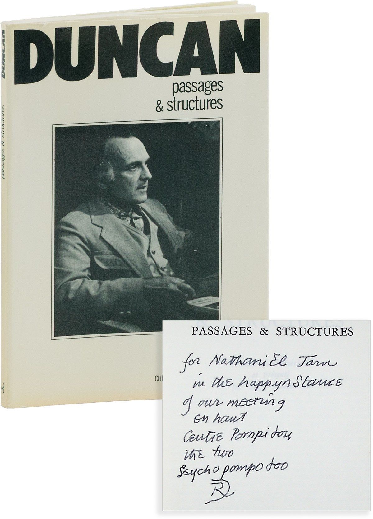 Passages & Structures [Inscribed to Nathaniel Tarn