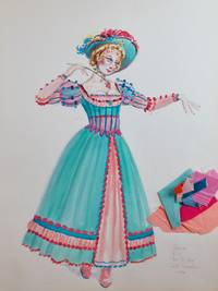 Kiss Me Kate. Musical with lyrics and music by Porter. 3 original large costume designs in watercolor by noted American artist Robert Perdziola (born 1961), each titled, signed, and dated in pencil by the artist November 1982