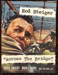 ACROSS THE BRIDGE. Rod Steiger.  (Original Vintage Movie Poster)