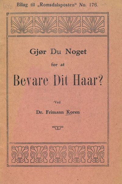 Gjør Du Noge for at Bevare Dit Haar? Med…