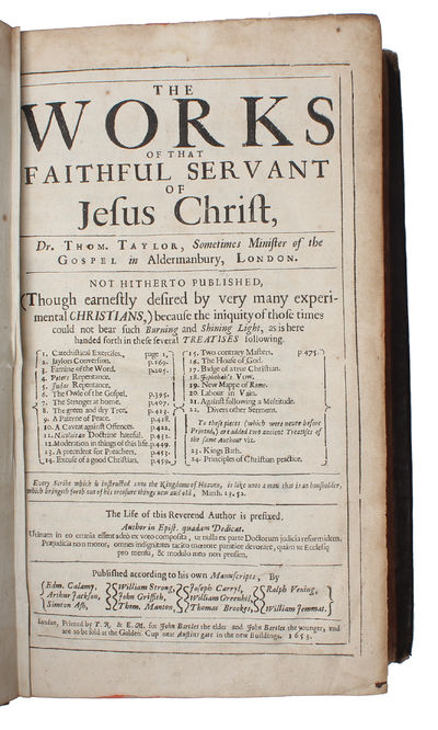The works of the Right Reverend Father in God, Edward Reynolds, D.D., late Lord Bishop of Norwich (...) with a collection of thirty sermons preached on several occasions. (Including:) Explication of the Hundred and Tenth Psalm (1677, fifth edition)... - ["THE BEST FOLIO EDITION"] (photo 2)