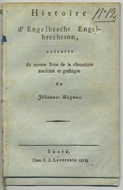 Histoire d’Engelbrecht Engelbrechtson, extraite…