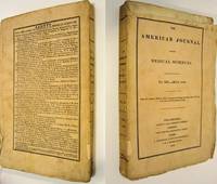 THE AMERICAN JOURNAL OF THE MEDICAL SCIENCES (MAY 1832, NO. XIX, VOLUME X)