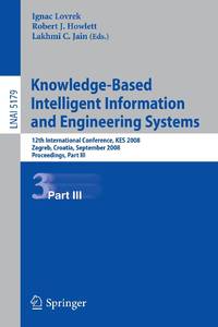 Knowledge-Based Intelligent Information and Engineering Systems