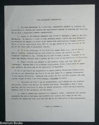 Free University Information [handbill]