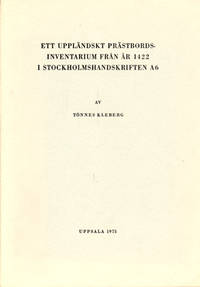 Ett uppländskt prästbordsinventarium från år 1422…
