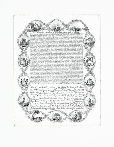 THE UNANIMOUS DECLARATION OF THE THIRTEEN UNITED STATES OF AMERICA