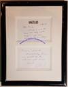 A Scarce George H.W. Bush Handwritten Letter As President