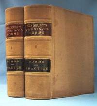 BRADBURY'S LANSING'S FORMS & PRACTICE FOR CIVIL PROCEEDURE (VOLS. 1&2, 1906) by William & H. B. Bradbury Lansing - Hardcover - 1906 - from Nick Bikoff, Bookseller (SKU: 9342)