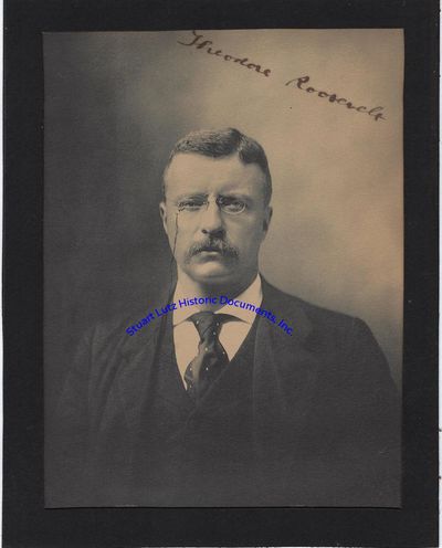 A Small Archive Of Materials From Presidential Sister-In-Law Emily Tyler Carow, Including A Theodore Roosevelt Signed Photograph