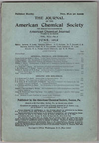 ARRANGEMENT OF ELECTRONS LEADS TO CHEMICAL ELEMENTS: &quot;The Arrangement of Electrons in Atoms and Molecules&quot; (Journal of the American Chemical Society 41  No.6; pp. 868-934, June 1919) by Langmuir, Irving - 1919