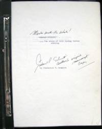 Mark Well The Whale! The Story of Cold Spring Harbor Whaling. by Frederick P Schmitt - Signed - from The Owl at the Bridge (SKU: NS0309)