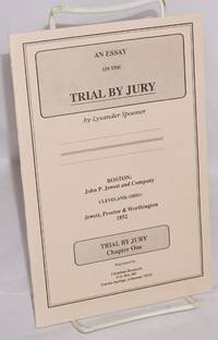 image of An essay on the trial by jury