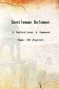 Gentleman Solomon 1929 by H. Bedford-Jones, A. Hawkwood - 2017