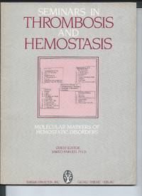 Seminars in Thrombosis and Hemostasis October 1984  Vol 10 No 4 by Jawed Fareed - 1984