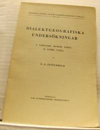 Dialektgeografiska undersökningar. I. Ladugård.…
