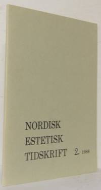 Nordisk estetisk tidskrift nr 2 1988.
