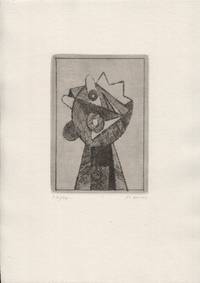 FG 1973. Cycle of four drypoint etchings, signed, laid into original printed folder by FrantiÅ¡ek Gross (1909-1985)