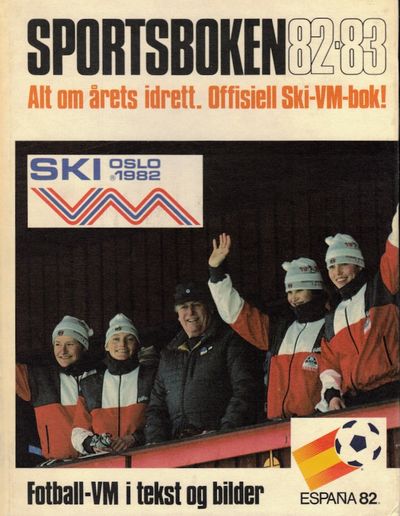 Sportsboken 82.83. Redaktør: Jan Hedenstad.