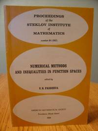 Numerical Methods And Inequalities in Function Spaces (Proceedings of the Steklov Institute of Mathematics No. 84)